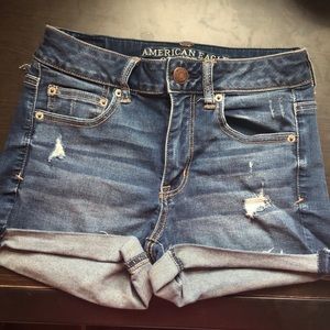 American eagle jean shorts